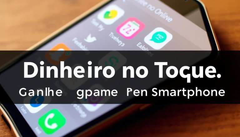 Dinheiro no Toque: Ganhe Grana Pelo Smartphone